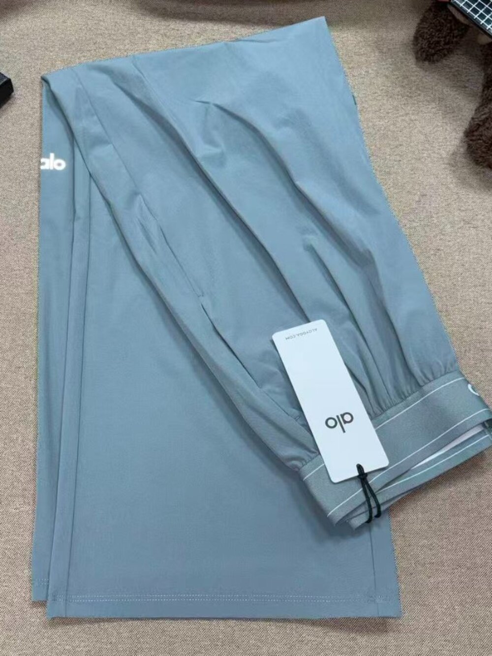Alo Yoga Suit Up Trouser Steel Grey Regular📦 30-inch Inner Seam Length - Picture 5 of 6